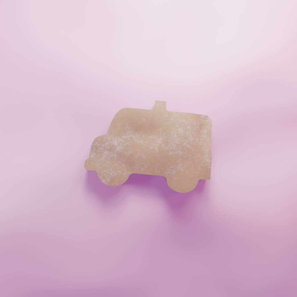 Ambulance Cookie Cutter Biscuit dough baking sugar cookie gingerbread