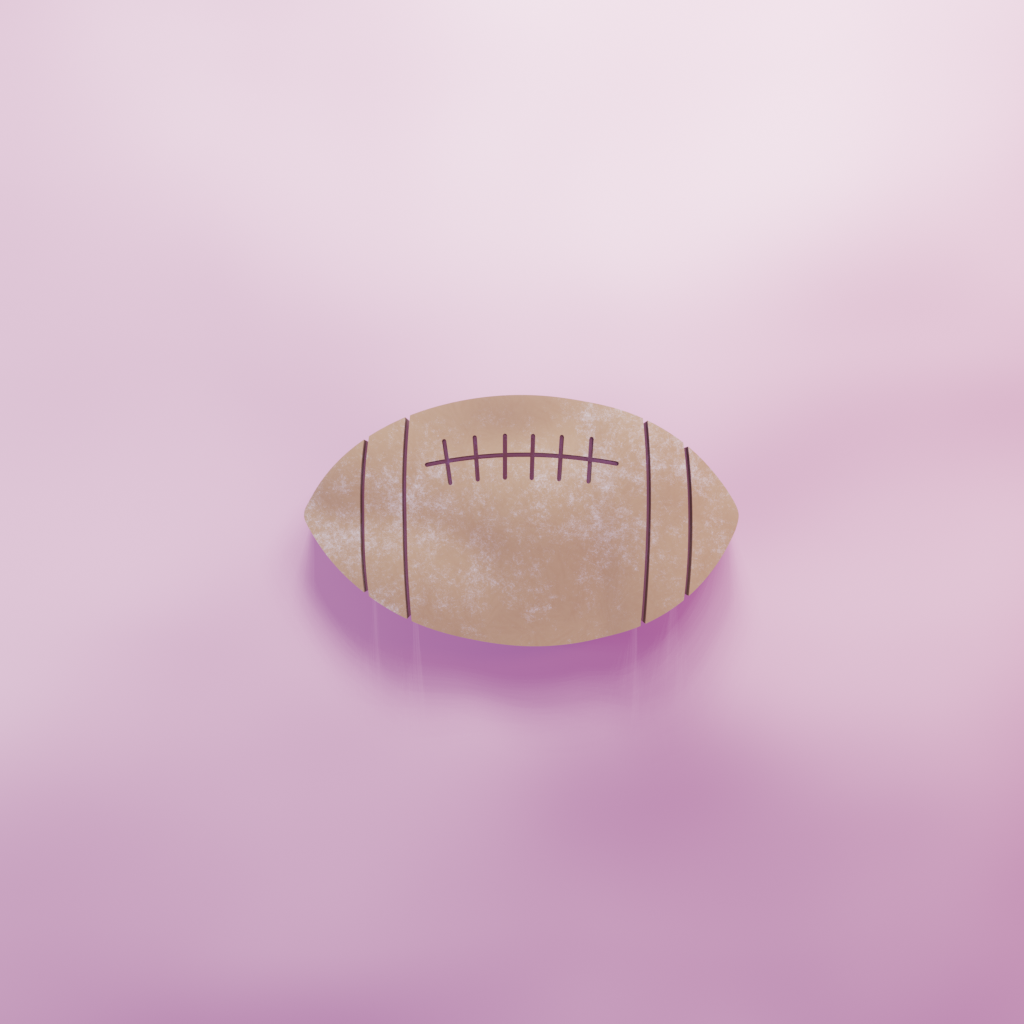 American Football Cookie Cutter Biscuit dough baking sugar cookie gingerbread