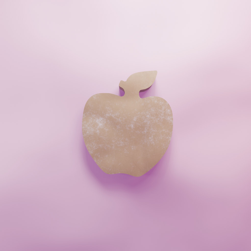 Apple Cookie Cutter Biscuit dough baking sugar cookie gingerbread