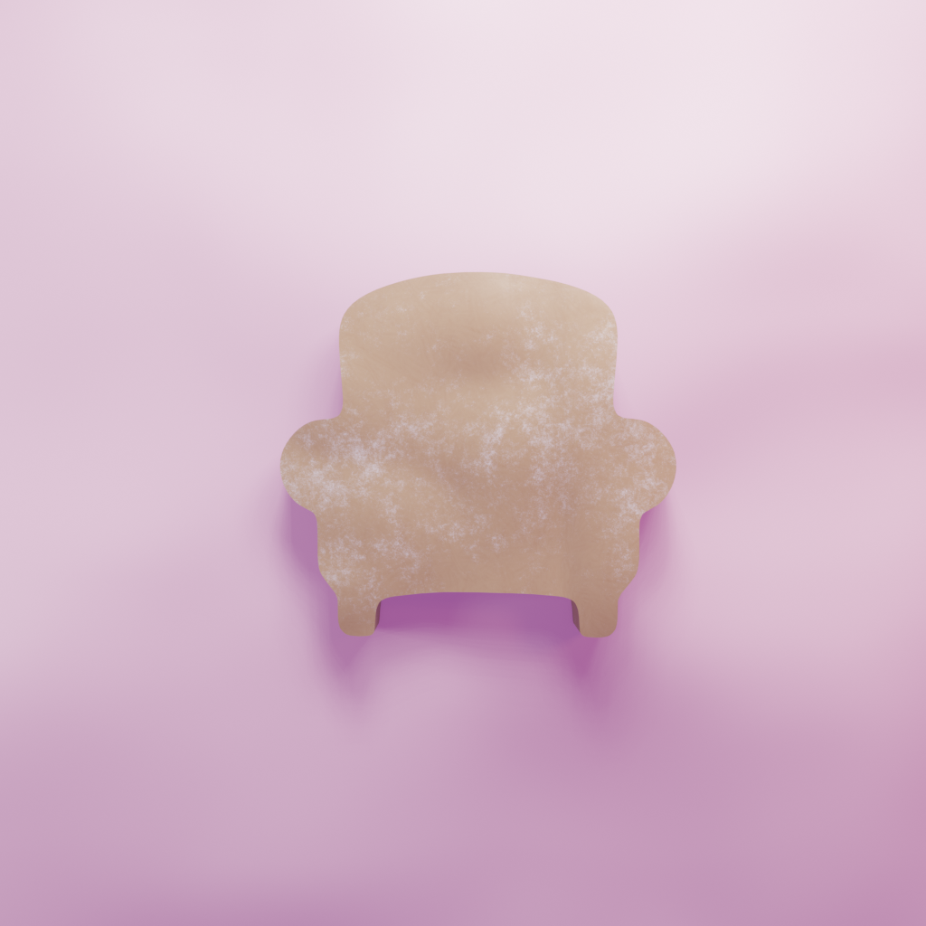 Armchair Cookie Cutter Biscuit dough baking sugar cookie gingerbread