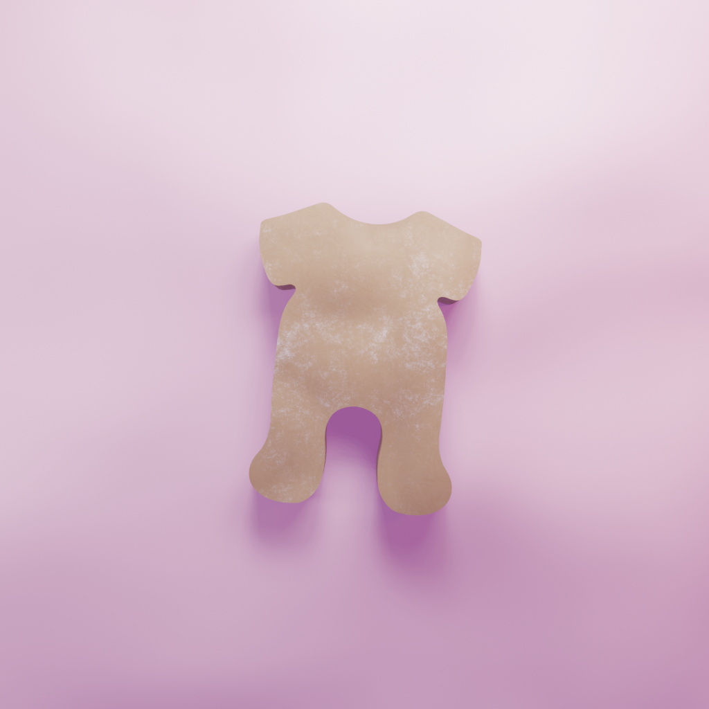 Baby pyjamas Cookie Cutter Biscuit dough baking sugar cookie gingerbread