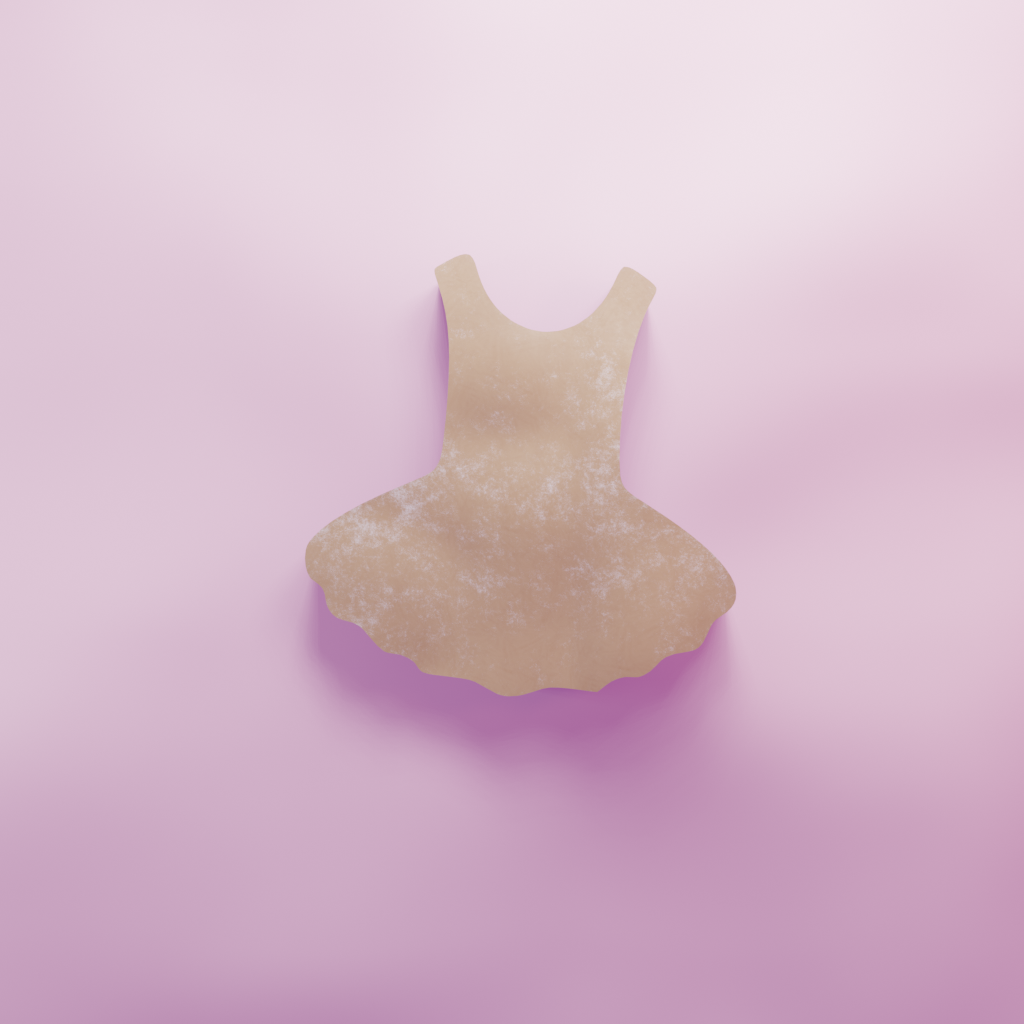 Ballet Dress Tutu Cookie Cutter Biscuit dough baking sugar cookie gingerbread