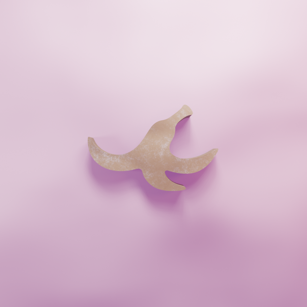 Banana Peel Cookie Cutter Biscuit dough baking sugar cookie gingerbread