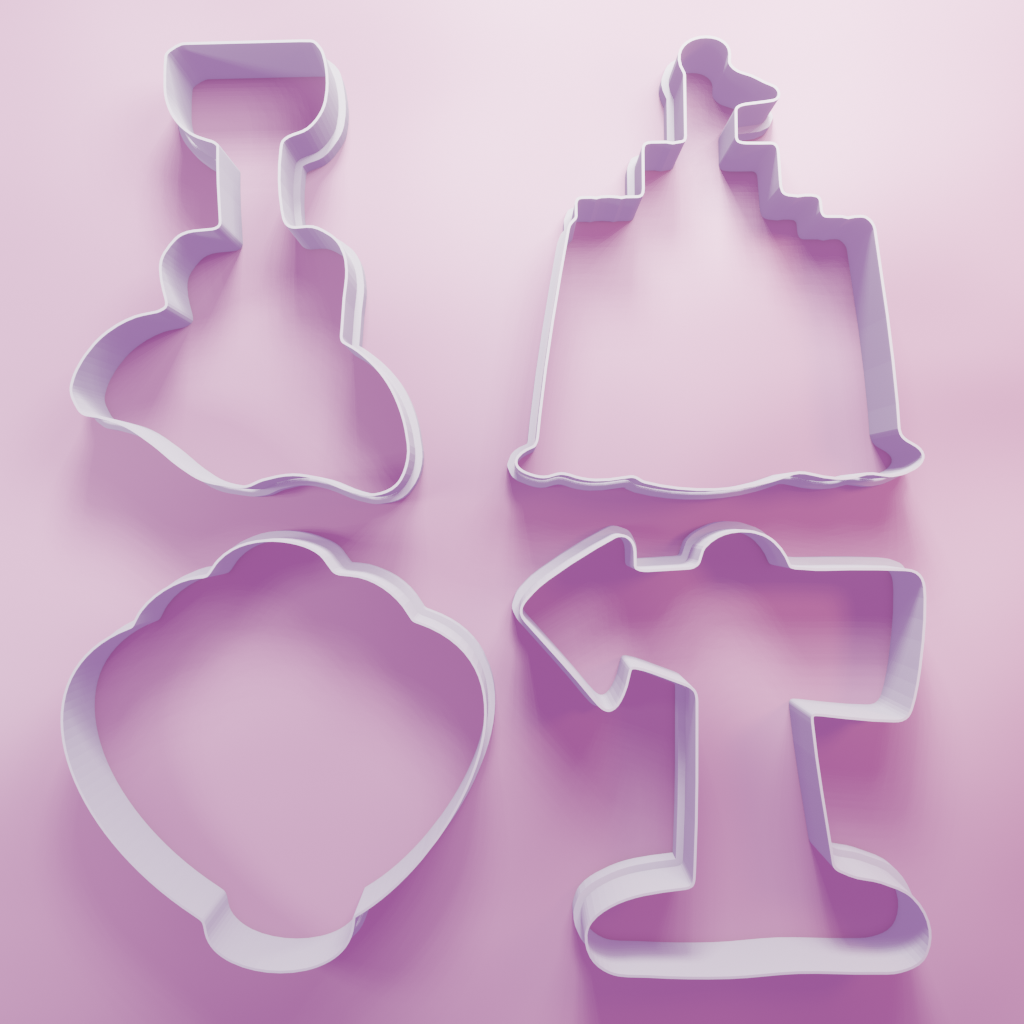 Beach 1 Pack – Cookie Cutters Biscuit dough baking sugar cookie gingerbread