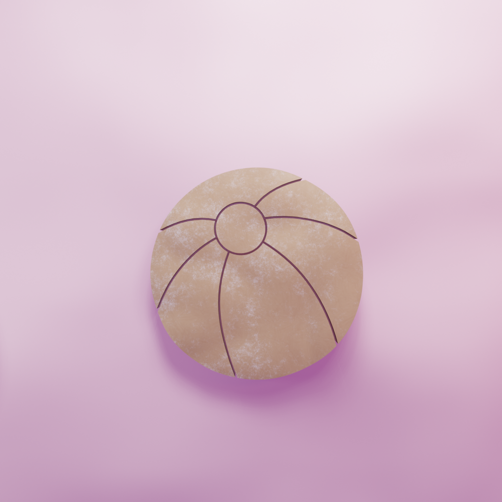 Beachball Cookie Cutter Biscuit dough baking sugar cookie gingerbread