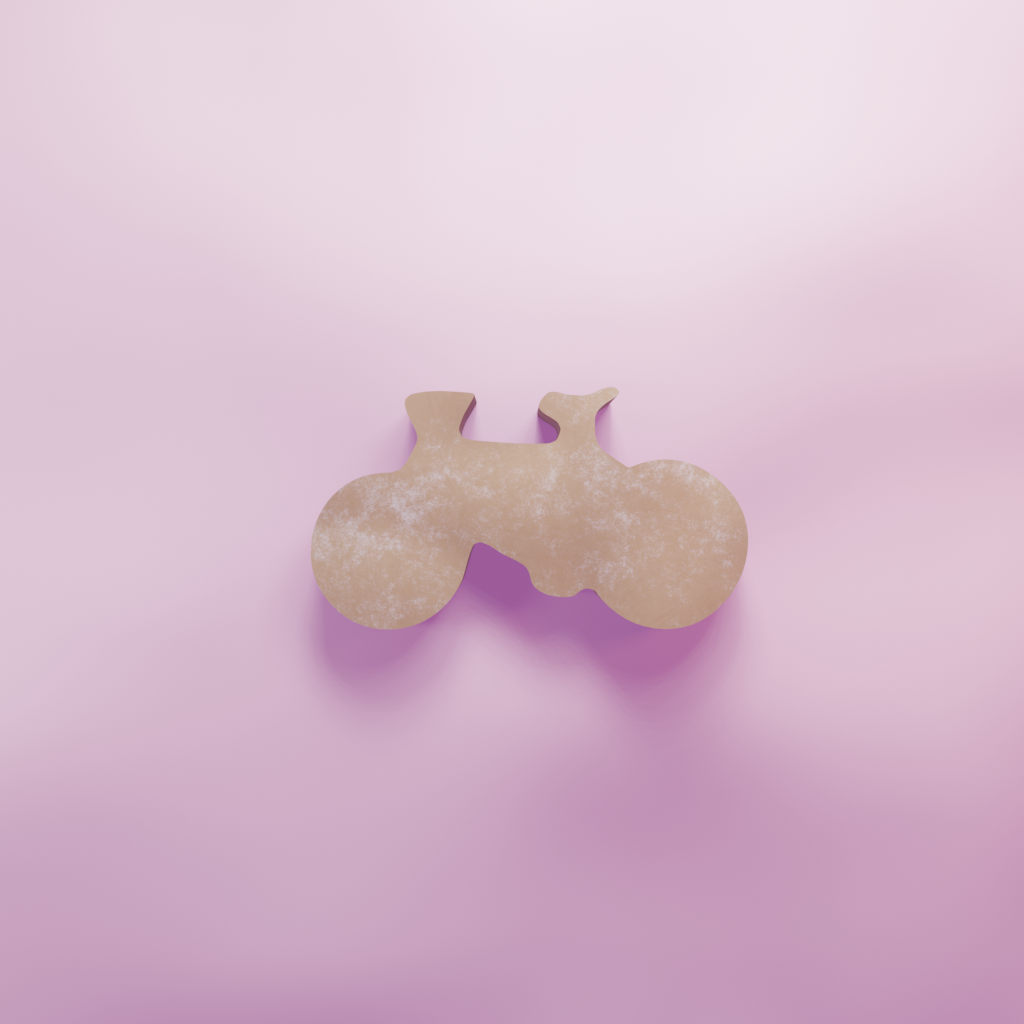 Bicycle Cookie Cutter Biscuit dough baking sugar cookie gingerbread