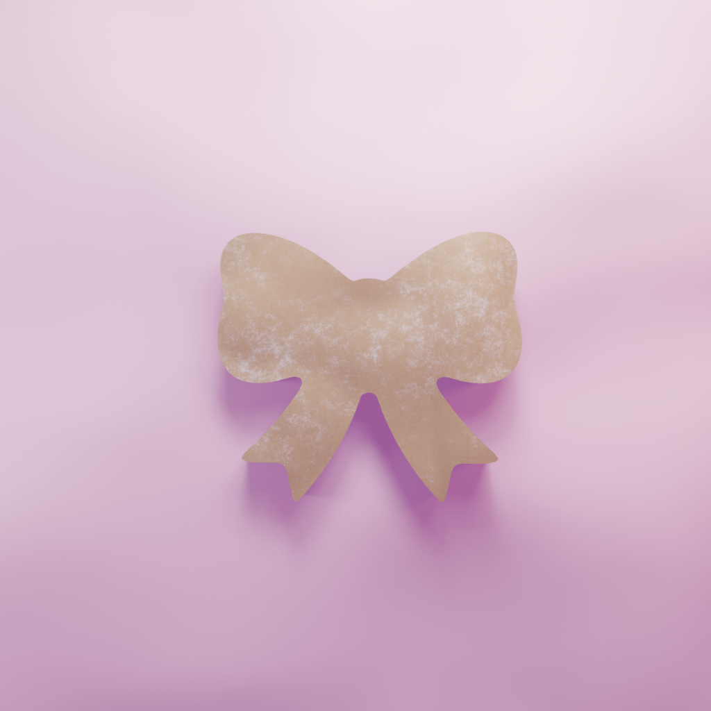 Bow Cookie Cutter Biscuit dough baking sugar cookie gingerbread