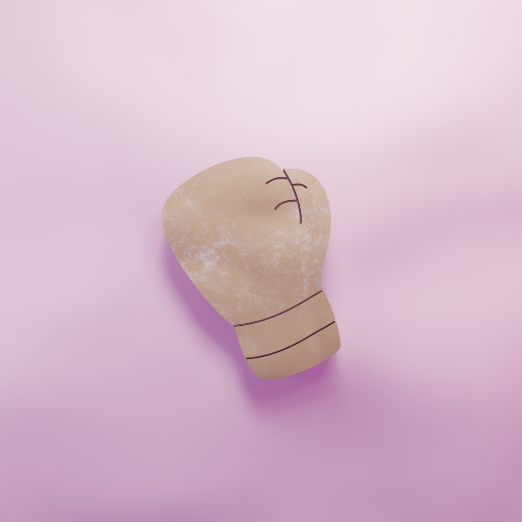 Boxing Glove Detail Cookie Cutter Biscuit dough baking sugar cookie gingerbread