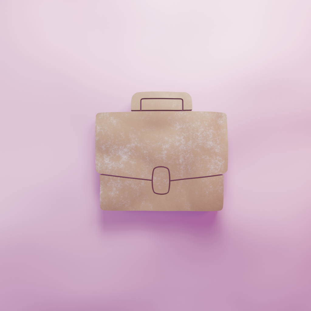 Briefcase Cookie Cutter Biscuit dough baking sugar cookie gingerbread