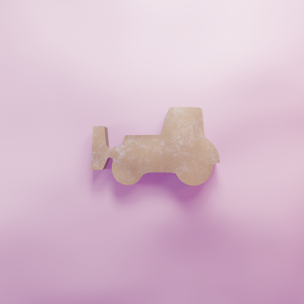 Bulldozer Cookie Cutter Biscuit dough baking sugar cookie gingerbread