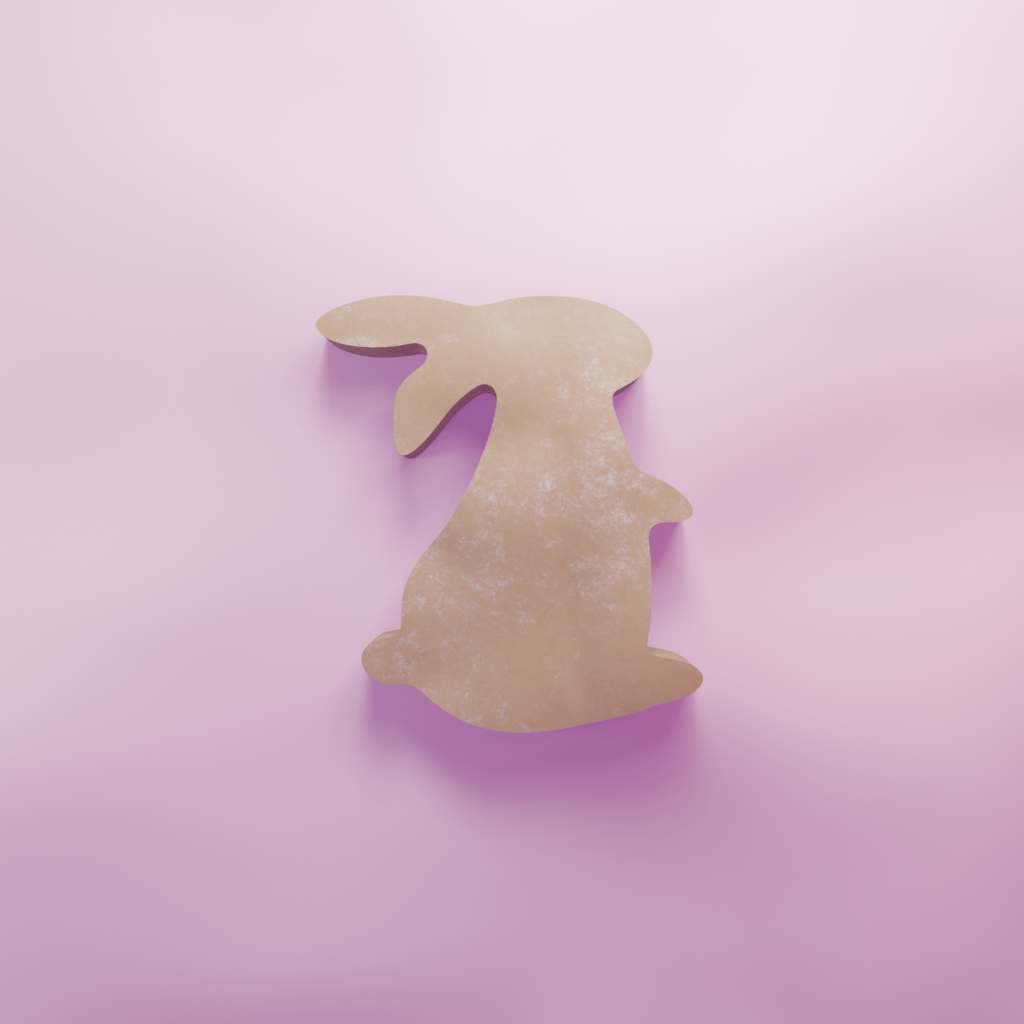 Bunny Standing Cookie Cutter Biscuit dough baking sugar cookie gingerbread