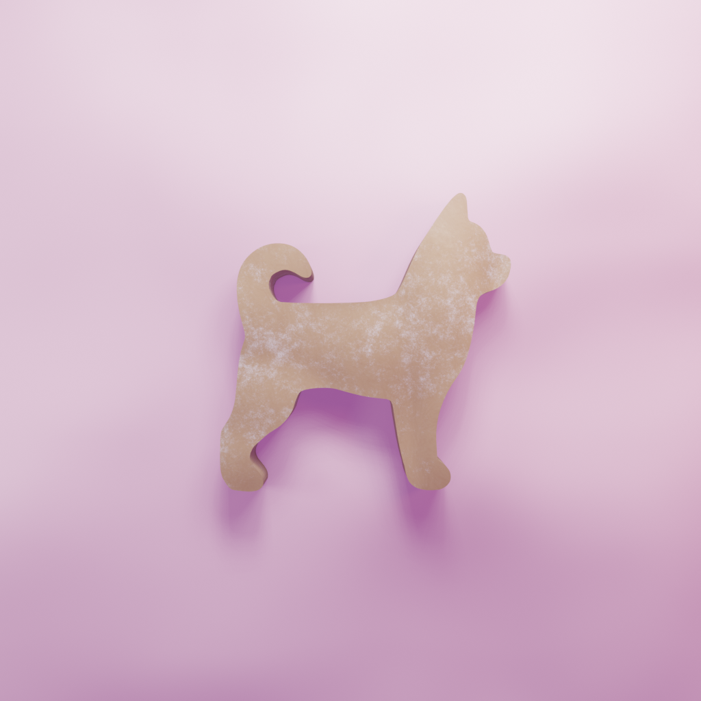 Chihuau Cookie Cutter Biscuit dough baking sugar cookie gingerbread