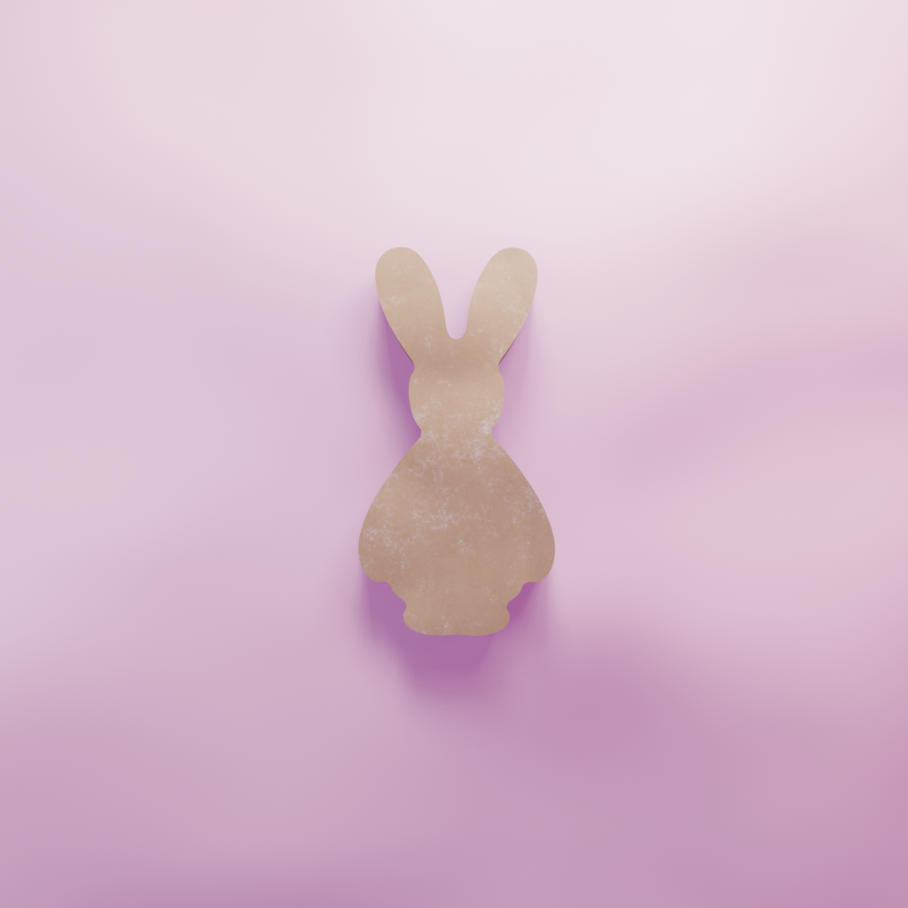 Chocolate Bunny Cookie Cutter Biscuit dough baking sugar cookie gingerbread