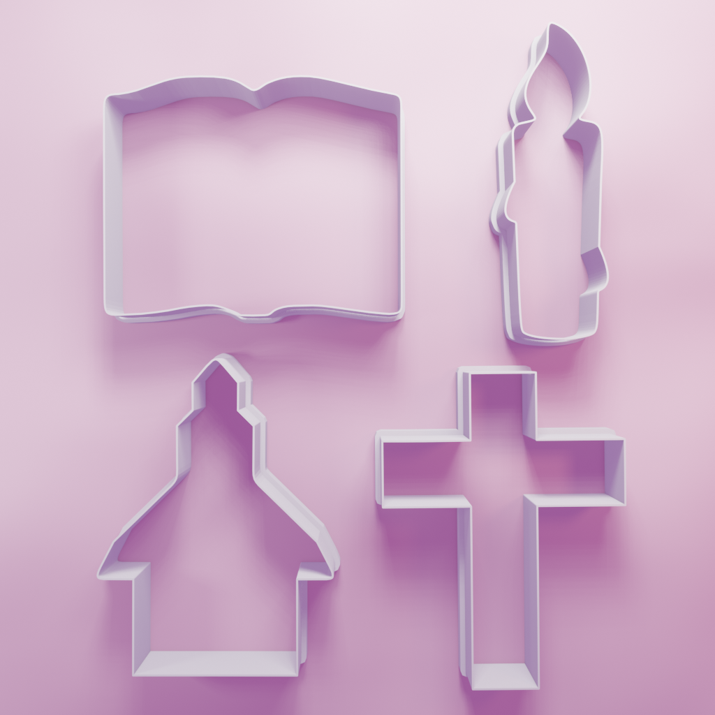 Church Pack – Cookie Cutters Biscuit dough baking sugar cookie gingerbread