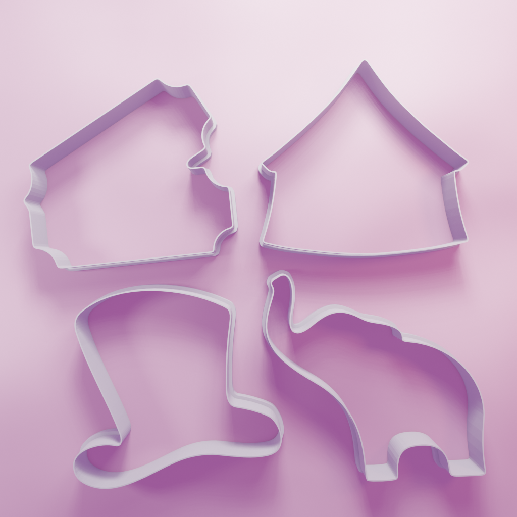 Circus Pack – Cookie Cutters Biscuit dough baking sugar cookie gingerbread
