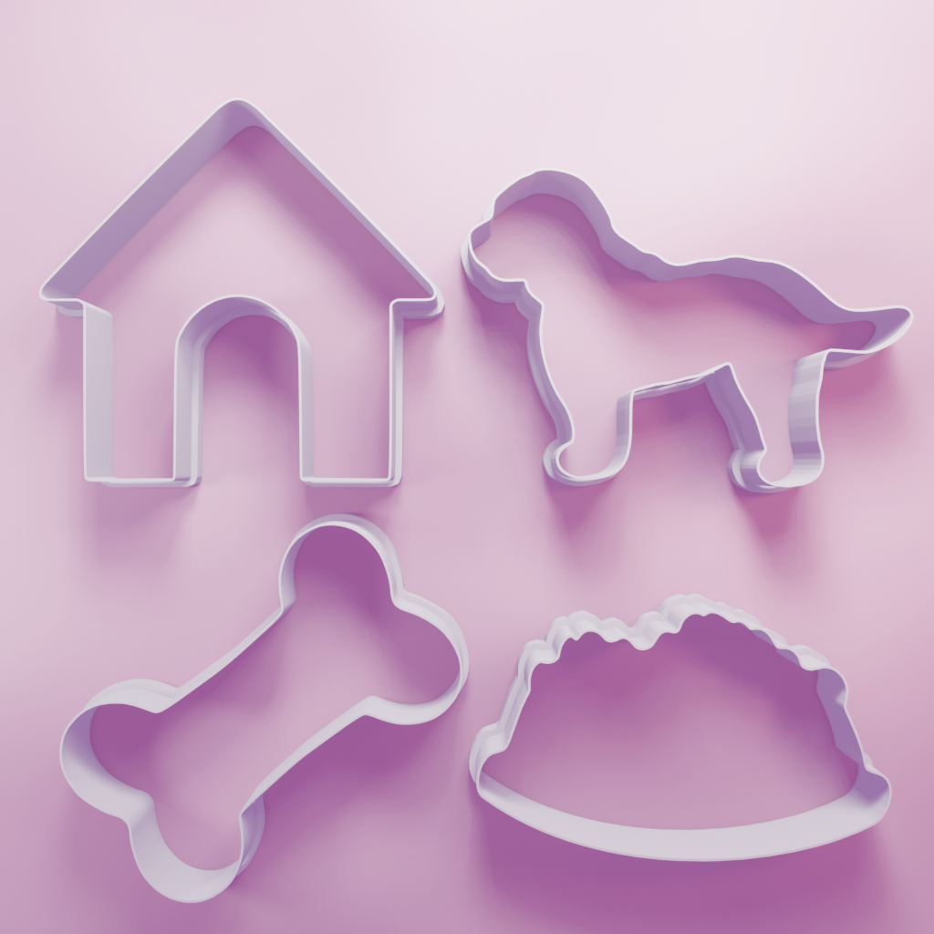Cockapoo Dog Pack – Cookie Cutters Biscuit dough baking sugar cookie gingerbread