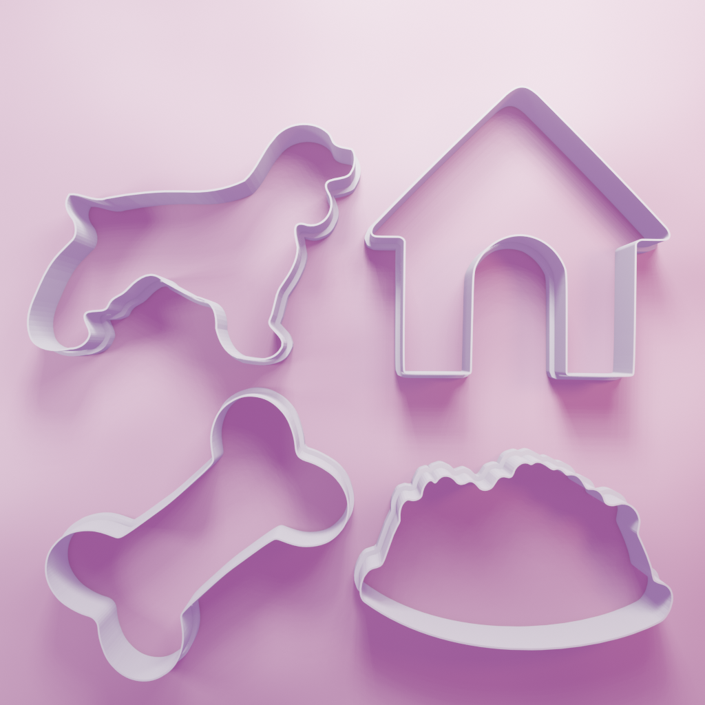 Cocker Spaniel Dog Pack – Cookie Cutters Biscuit dough baking sugar cookie gingerbread