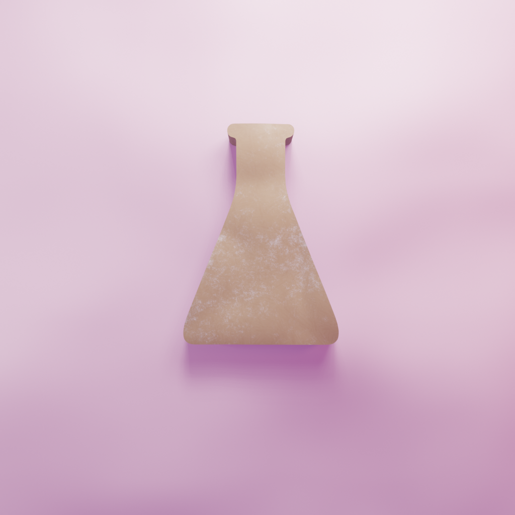 Conical Flask Outline Cookie Cutter Biscuit dough baking sugar cookie gingerbread