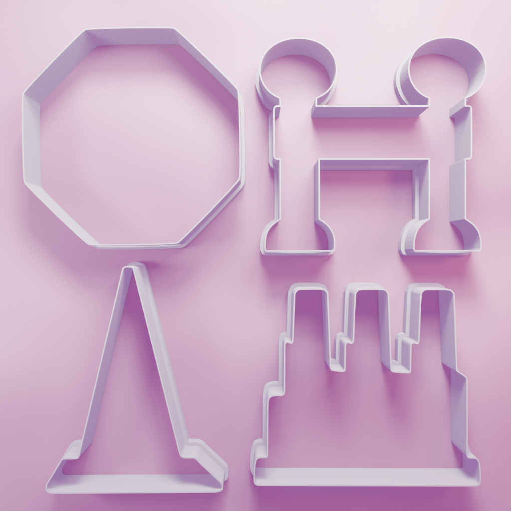 Construction Stuff Pack – Cookie Cutters Biscuit dough baking sugar cookie gingerbread