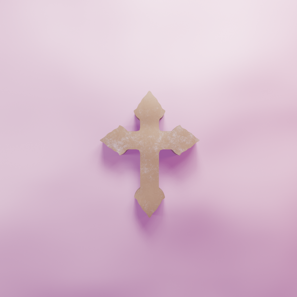 Cross Pointed Cookie Cutter Biscuit dough baking sugar cookie gingerbread