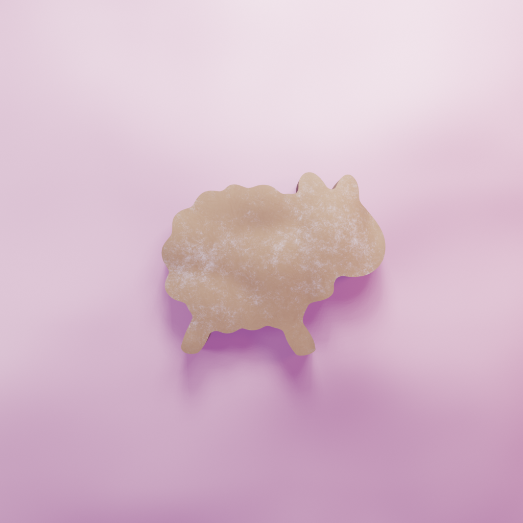 Cute Sheep Cookie Cutter Biscuit dough baking sugar cookie gingerbread