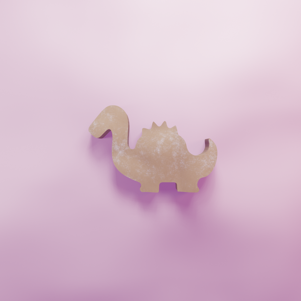 Dino Pointy Back Cookie Cutter Biscuit dough baking sugar cookie gingerbread