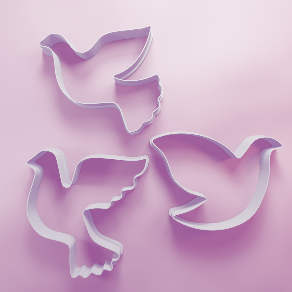 Dove Pack – Cookie Cutters Biscuit dough baking sugar cookie gingerbread