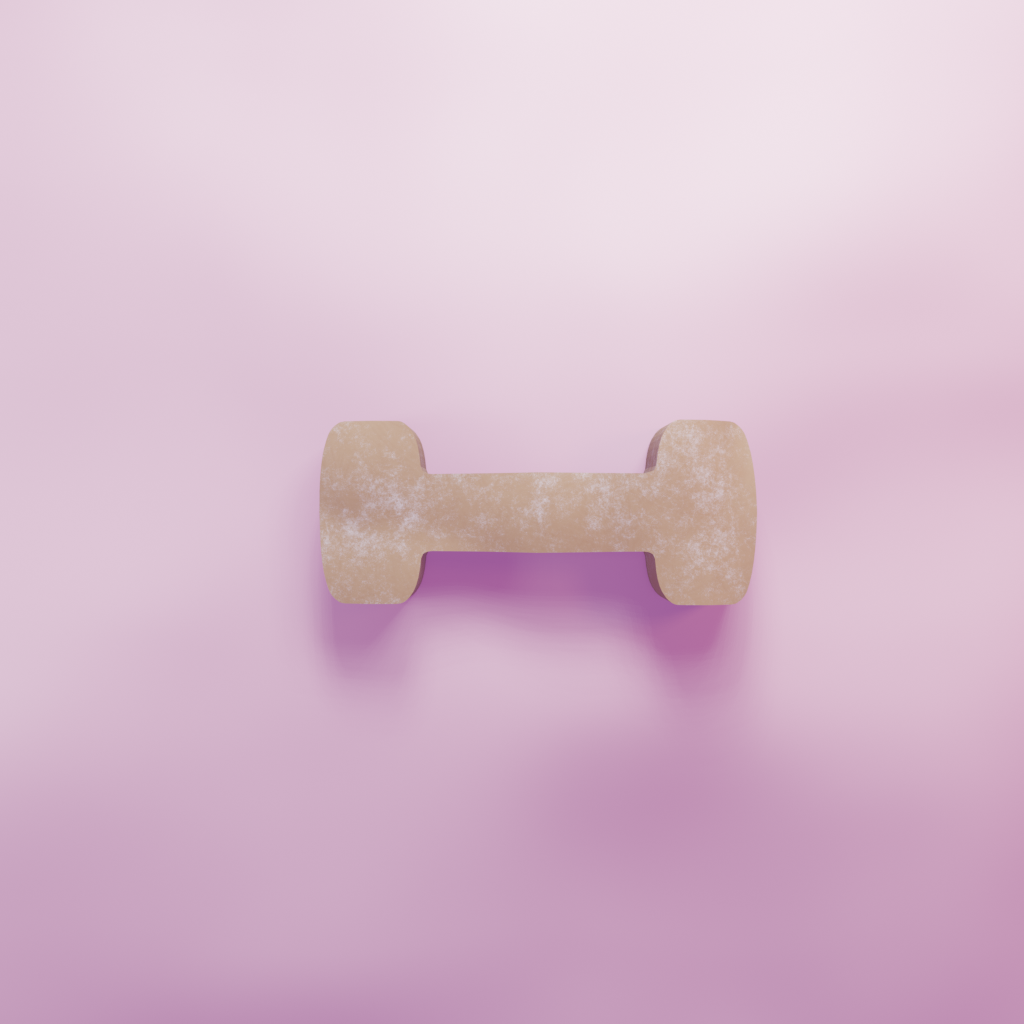 Dumbbell Cookie Cutter Biscuit dough baking sugar cookie gingerbread