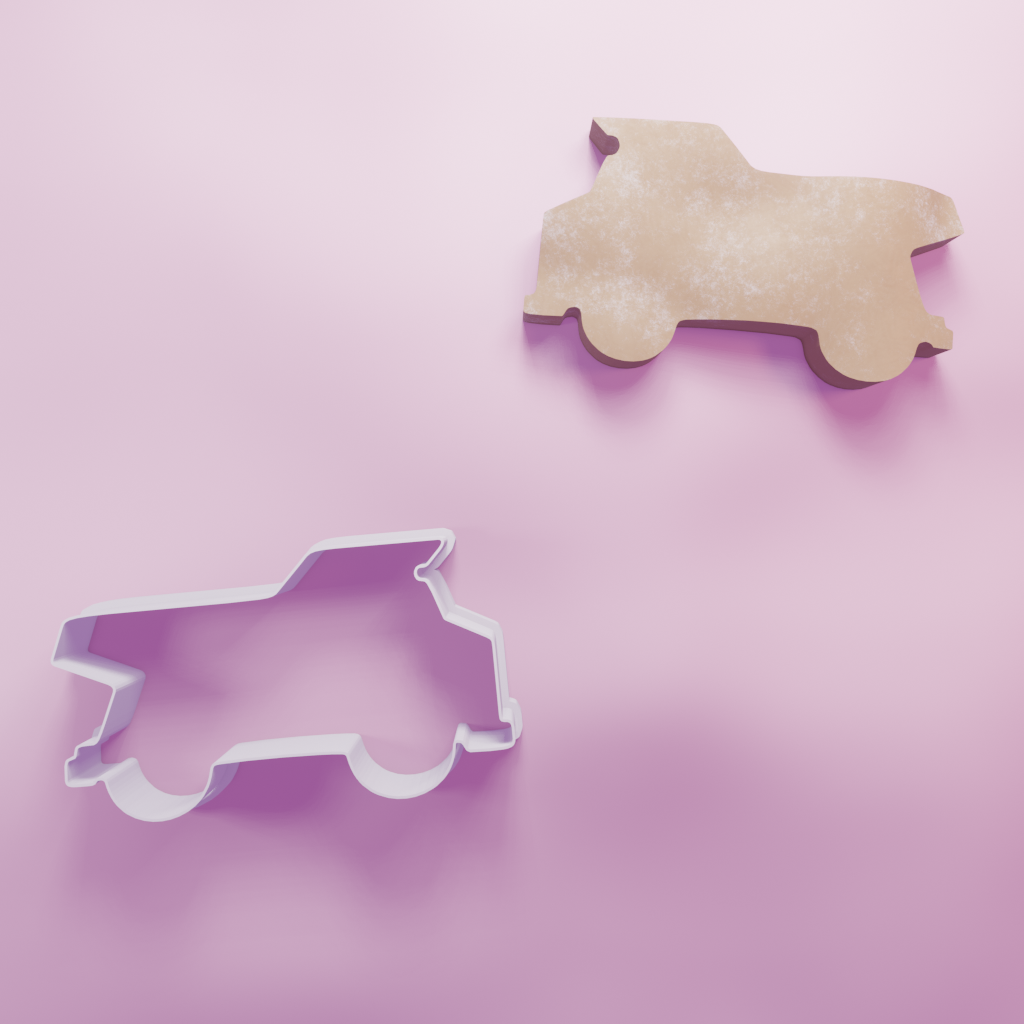 Dump Truck Cookie Cutter Biscuit dough baking sugar cookie gingerbread