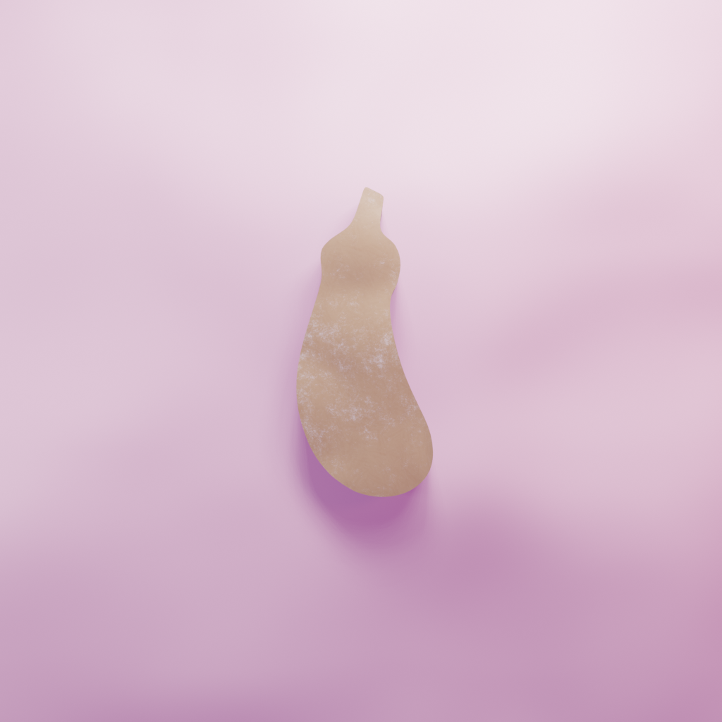 Eggplant Cookie Cutter Biscuit dough baking sugar cookie gingerbread