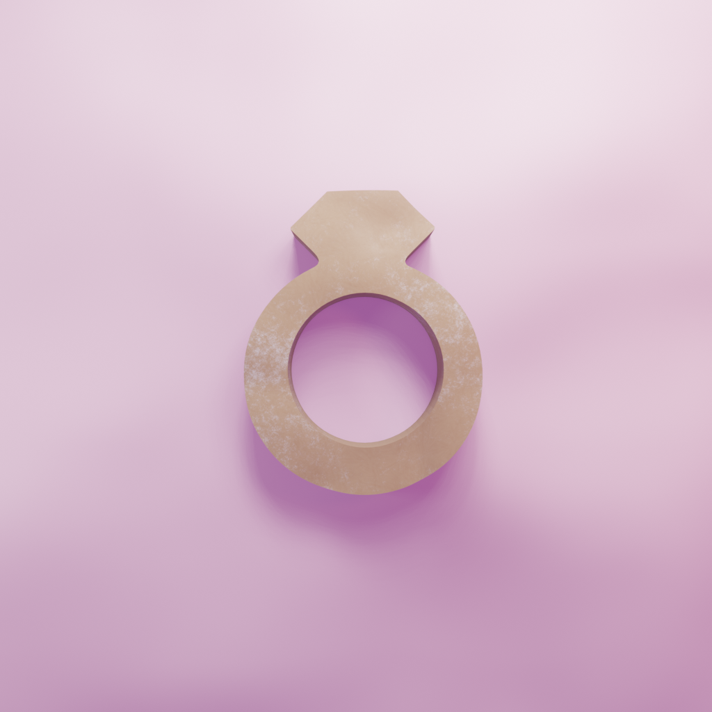 Engagement Ring New Cookie Cutter Biscuit dough baking sugar cookie gingerbread