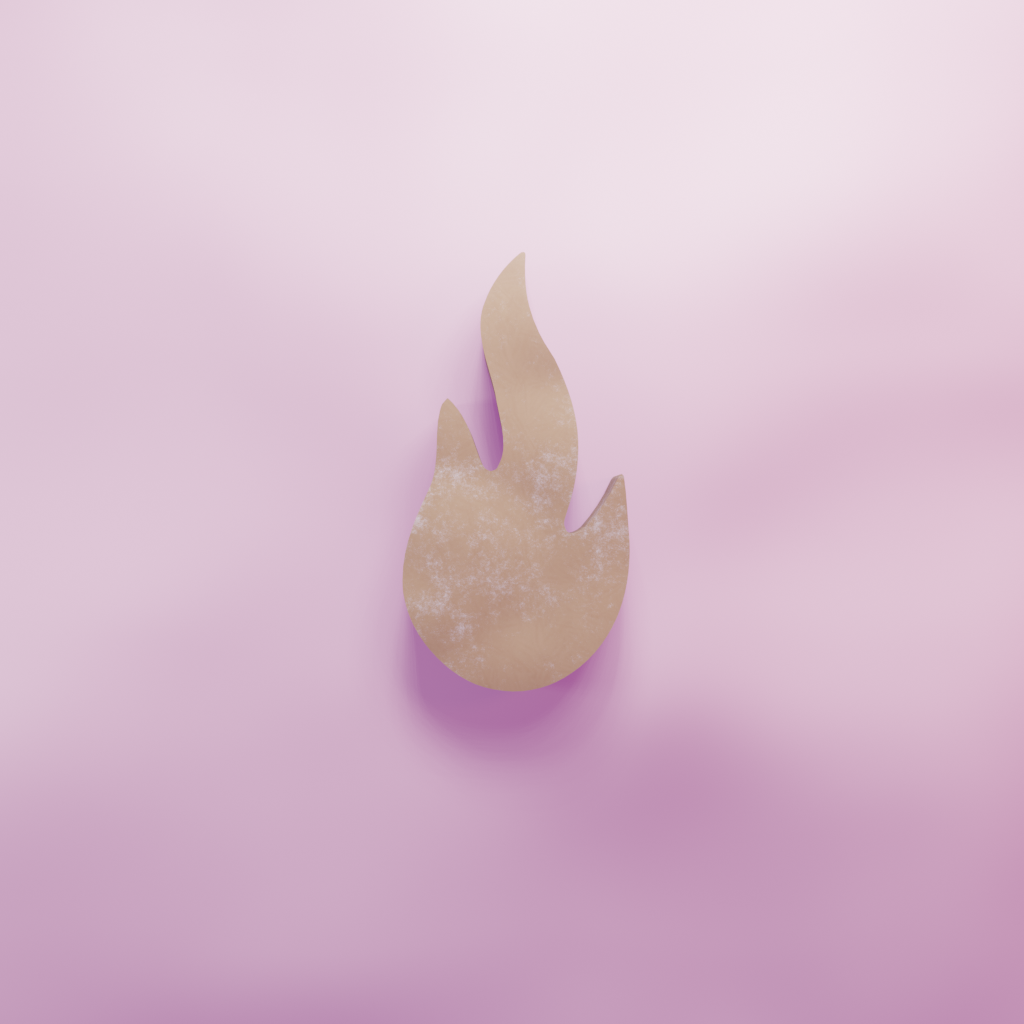 Flames Cookie Cutter Biscuit dough baking sugar cookie gingerbread