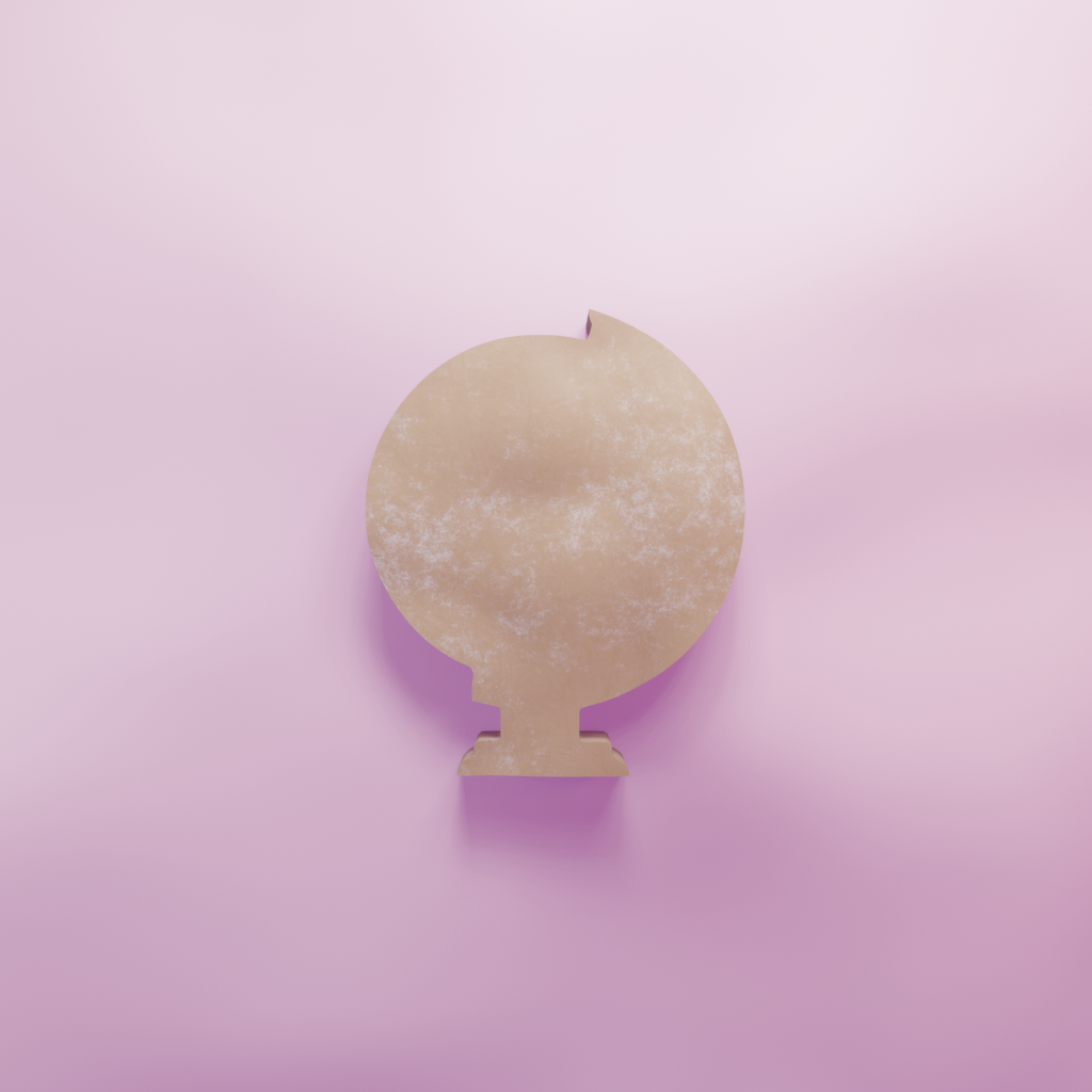 Globe Cookie Cutter Biscuit dough baking sugar cookie gingerbread