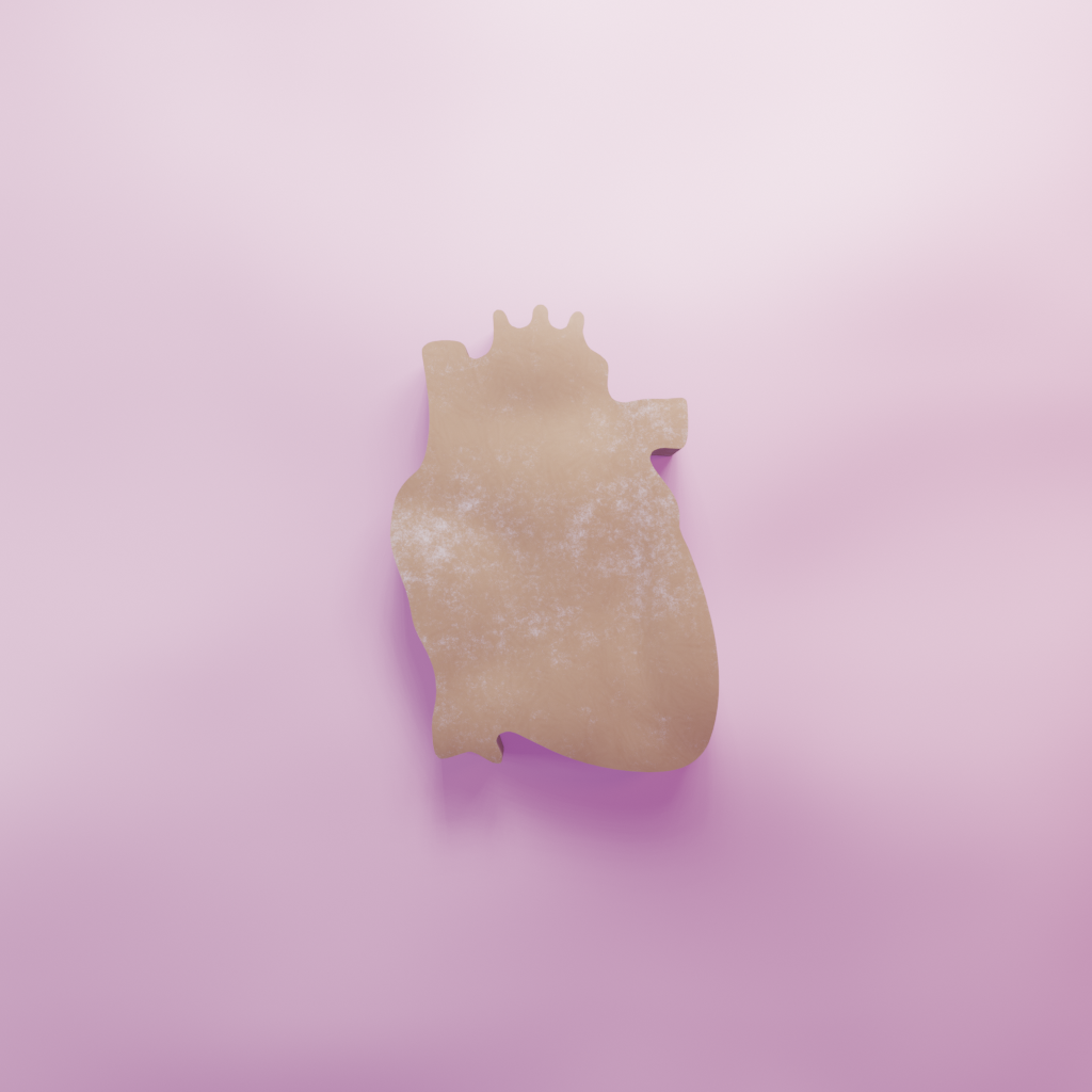 Heart Anatomical Cookie Cutter Biscuit dough baking sugar cookie gingerbread