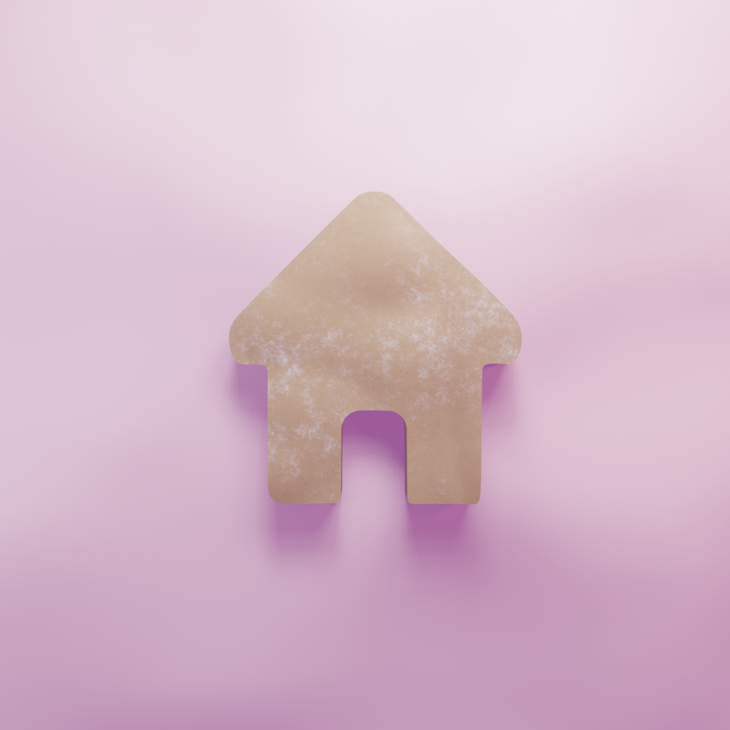House Cookie Cutter Biscuit dough baking sugar cookie gingerbread