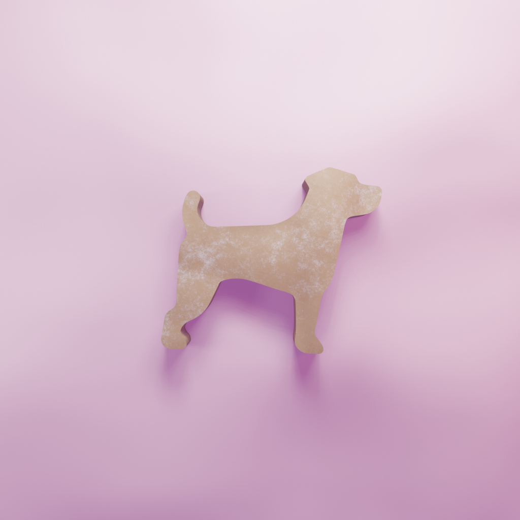 Jack Russel Terrier Cookie Cutter Biscuit dough baking sugar cookie gingerbread