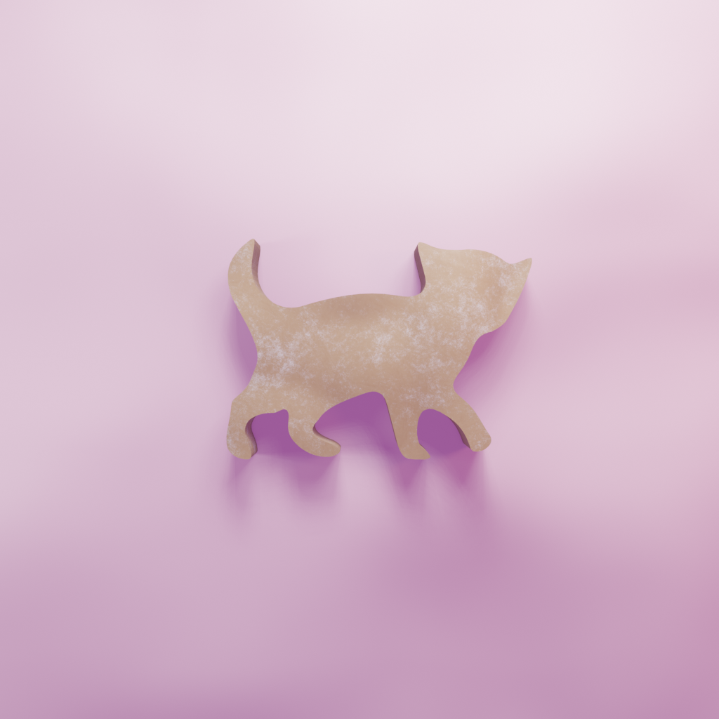 Kitten Cookie Cutter Biscuit dough baking sugar cookie gingerbread