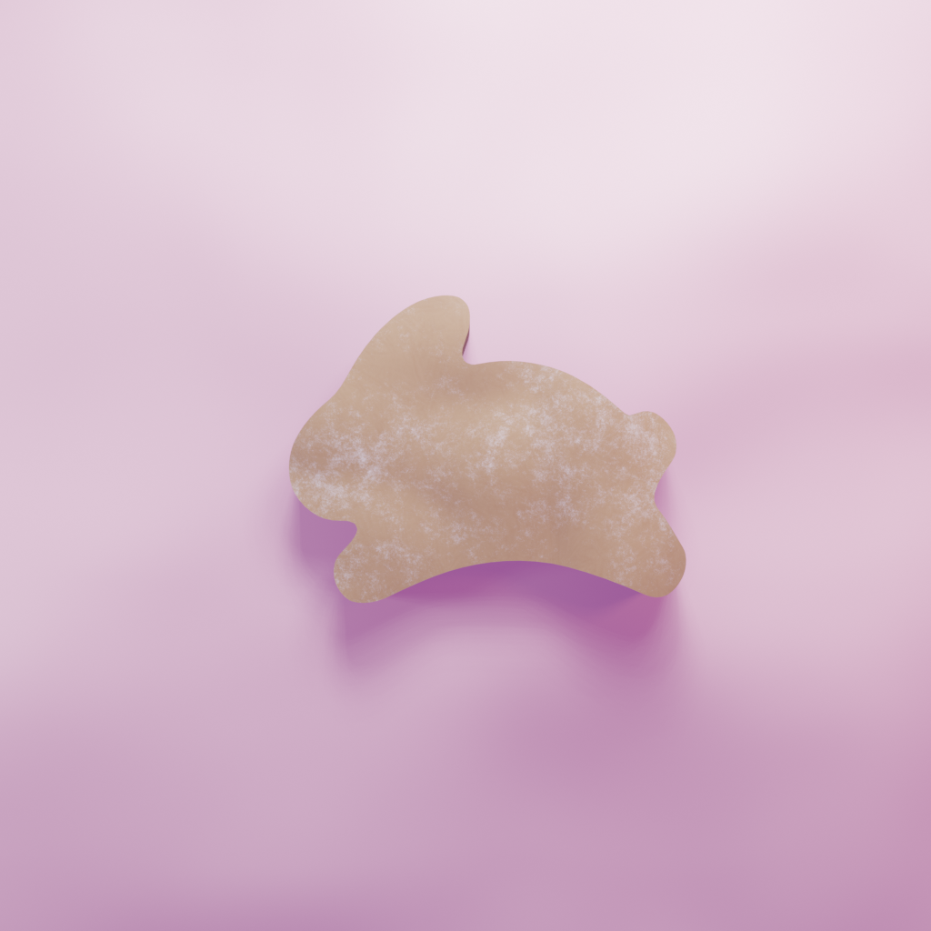 Leaping Bunny Cookie Cutter Biscuit dough baking sugar cookie gingerbread