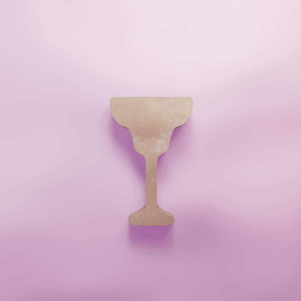 Margarita Glass Cookie Cutter Biscuit dough baking sugar cookie gingerbread