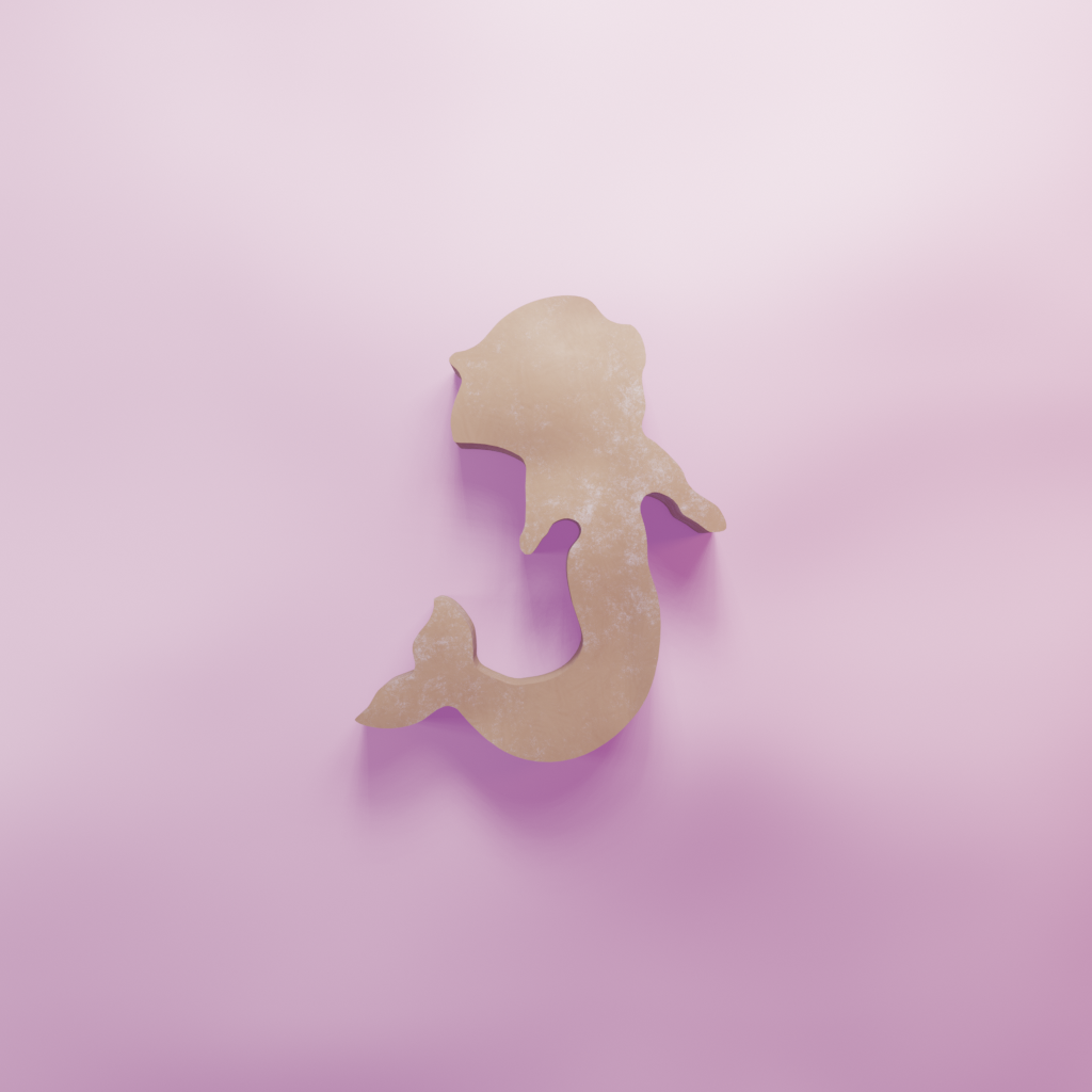 Mermaid Whole Cookie Cutter Biscuit dough baking sugar cookie gingerbread
