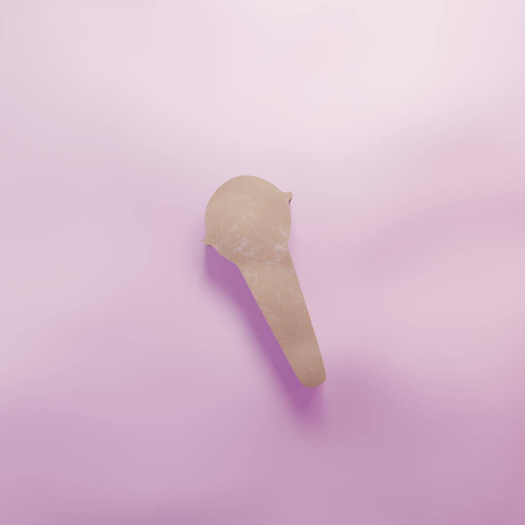 Microphone Cookie Cutter Biscuit dough baking sugar cookie gingerbread