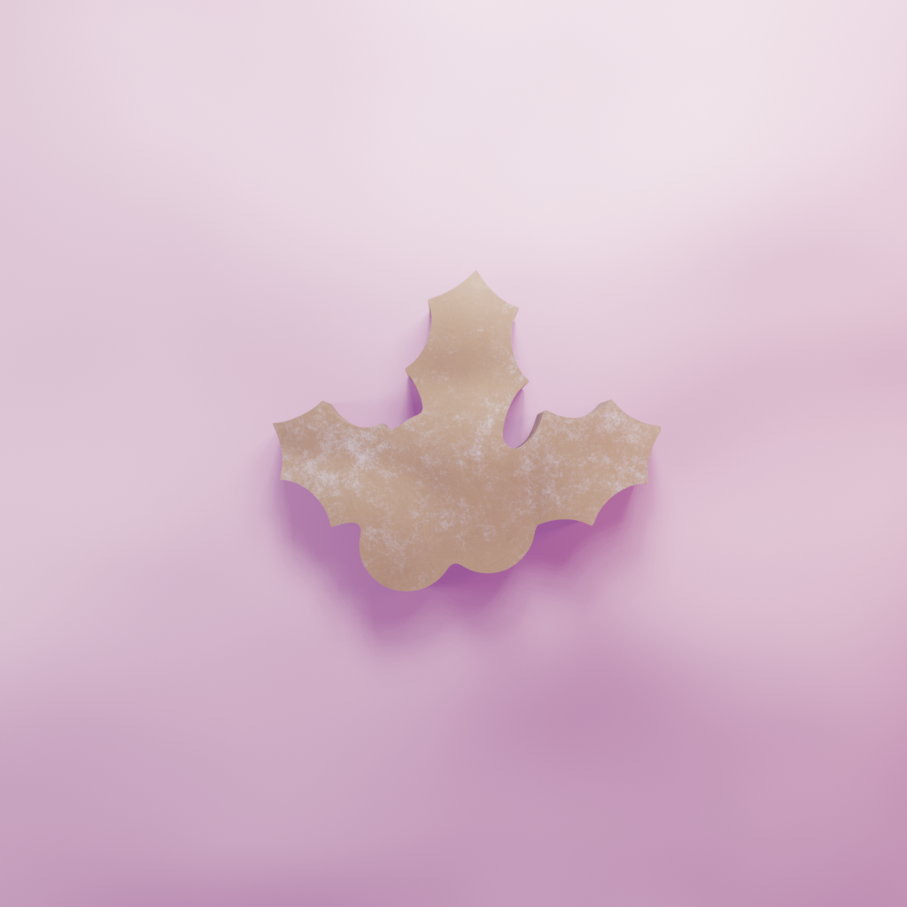 Mistletoe Cookie Cutter Biscuit dough baking sugar cookie gingerbread