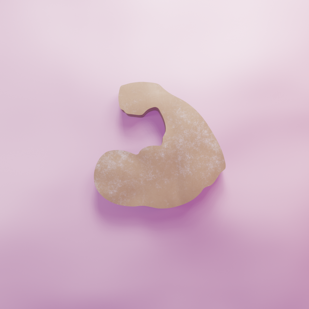 Muscle Arm Cookie Cutter Biscuit dough baking sugar cookie gingerbread