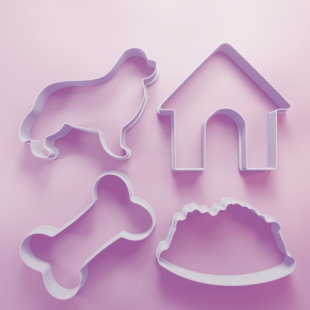Newfoundland Dog Pack – Cookie Cutters Biscuit dough baking sugar cookie gingerbread