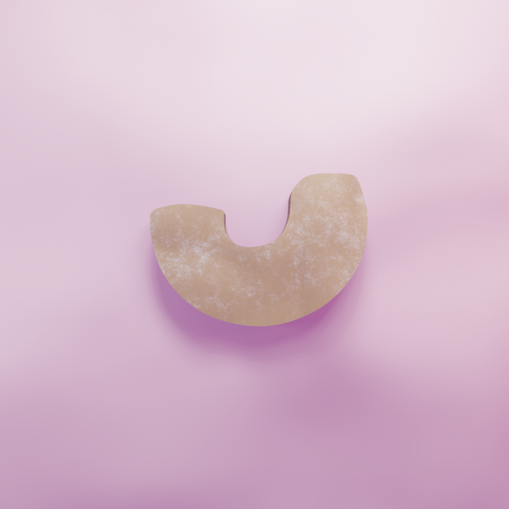 Pasta Semi Circle Cookie Cutter Biscuit dough baking sugar cookie gingerbread