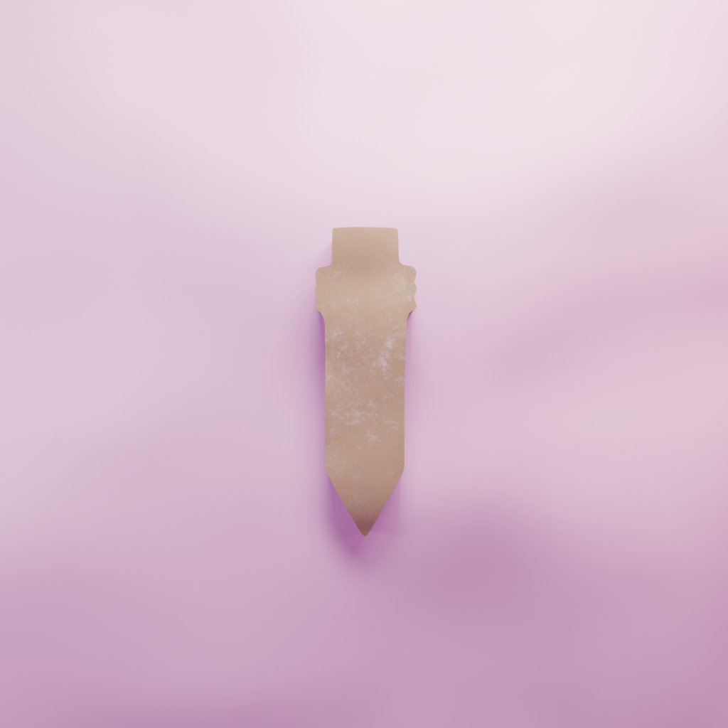 Pencil Cookie Cutter Biscuit dough baking sugar cookie gingerbread