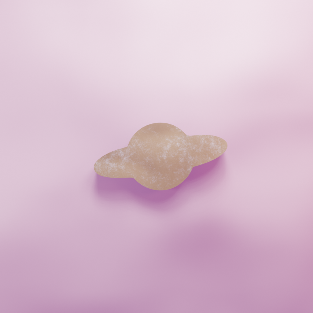 Planet with Rings Cookie Cutter Biscuit dough baking sugar cookie gingerbread