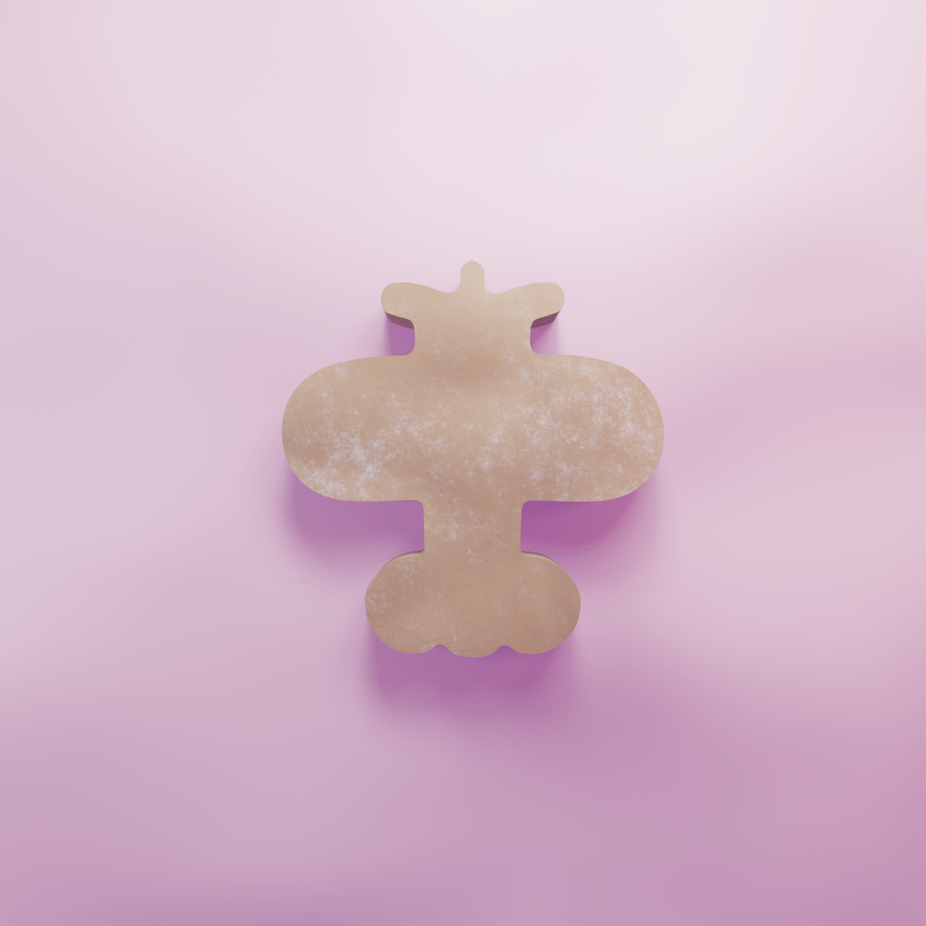 Plane top down Cookie Cutter Biscuit dough baking sugar cookie gingerbread
