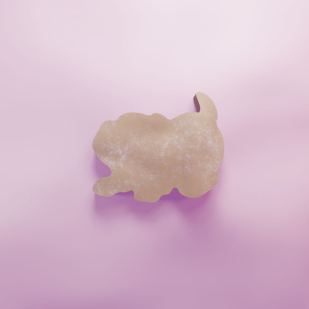 Puppy Dog Tail Up Cookie Cutter Biscuit dough baking sugar cookie gingerbread
