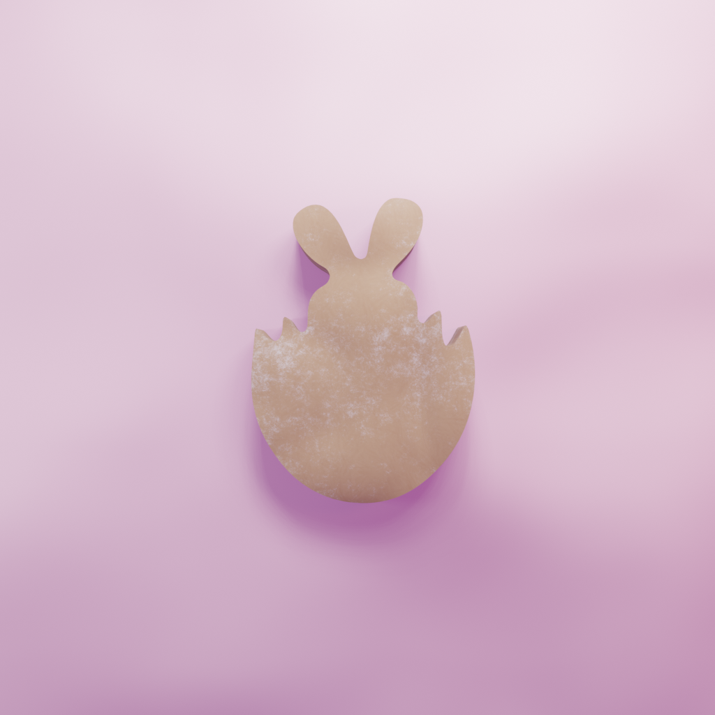 Rabbit in egg Cookie Cutter Biscuit dough baking sugar cookie gingerbread